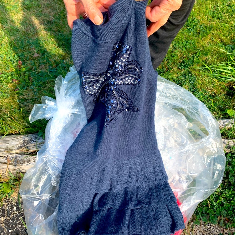 Girls butterfly dress brand new